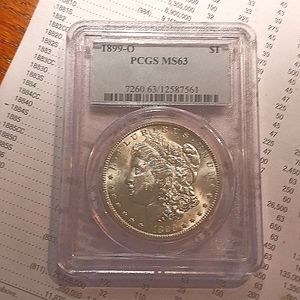 1899 O Morgan Silver Dollar